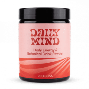 Daily Mind Red Bliss Botanical Drink Pulver mit Holunder, Traube und Heidelbeere
